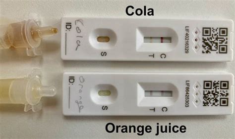 drinks and covid test results